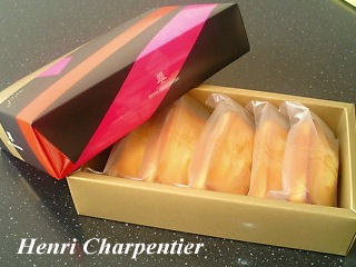 Henri Charpentierのフィナンシェ