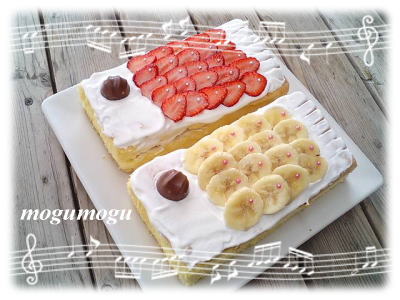 鯉のぼりのケーキ