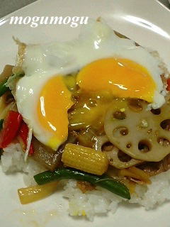 豚野菜丼2