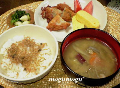 ある物でご飯