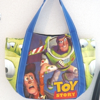 トイストーリー キャンバスワイドトートバッグ