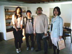 grafにて。荒西さんとJJメンバー