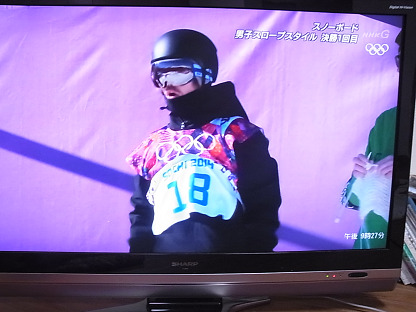 ソチ オリンピック スノーボード トンテリ 編み物