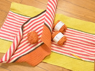 ハマナカ コマコマ かぎ針編み キッチンマット