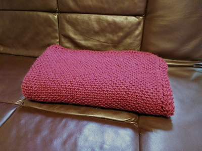 ひざ掛け Ravelry Diagonal Comfort Blanket