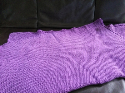 ravelry ダイアゴナルブランケット リッチモア コットンウールパフ