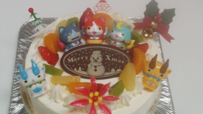 妖怪ウォッチクリスマスケーキ予約承ります 豊田市の和菓子店 福寿園 Blog