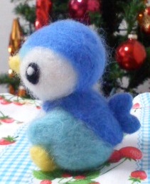 クリスマスですし、帽子をかぶってね。
