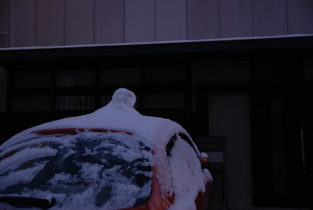 2016年1月16日の積雪
