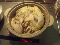 白菜と豚肉と塩コショウ