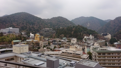 有馬温泉の向陽閣からの景色