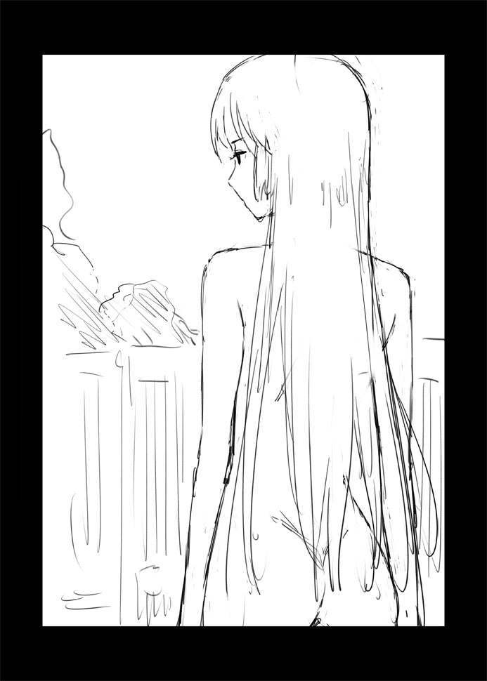 かぐらさんの入浴シーンです。