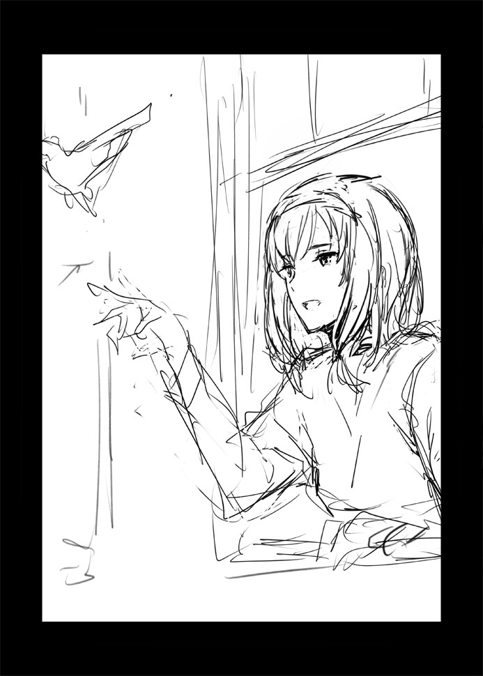 フィオを放つミオさんです。