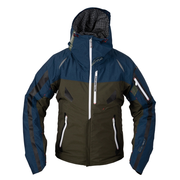 KUSHITANI バイクジャケット M ネイビー/ホワイト/レッド クシタニから2024-25年秋冬ライディングジャケットが登場！| バイク