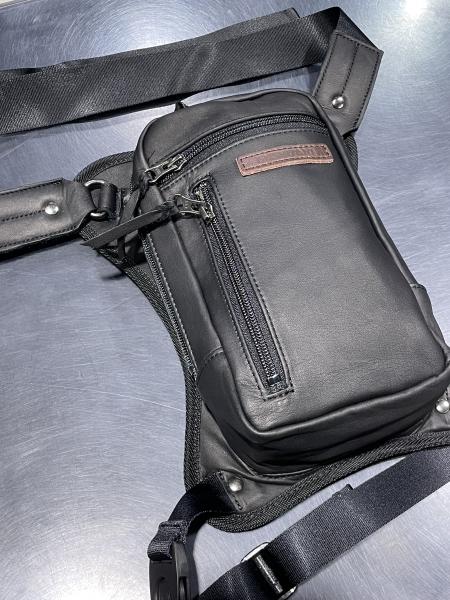 期間限定特別価格 ブラック再入荷！！】K-3578 2ウェイレッグバッグ2：KUSHITANI バッグ