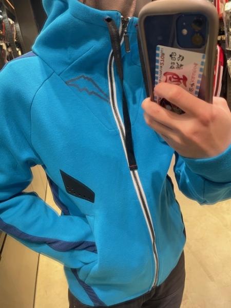 クシタニ　レイジャケット　パーカー　LL サックス（ライトブルー） クシタニのパーカーをご紹介！：KUSHITANI 横浜店 | KUSHITANI
