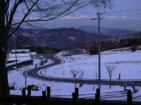 牧場雪景色1