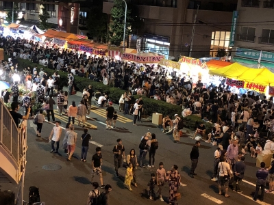 入谷朝顔市の混雑