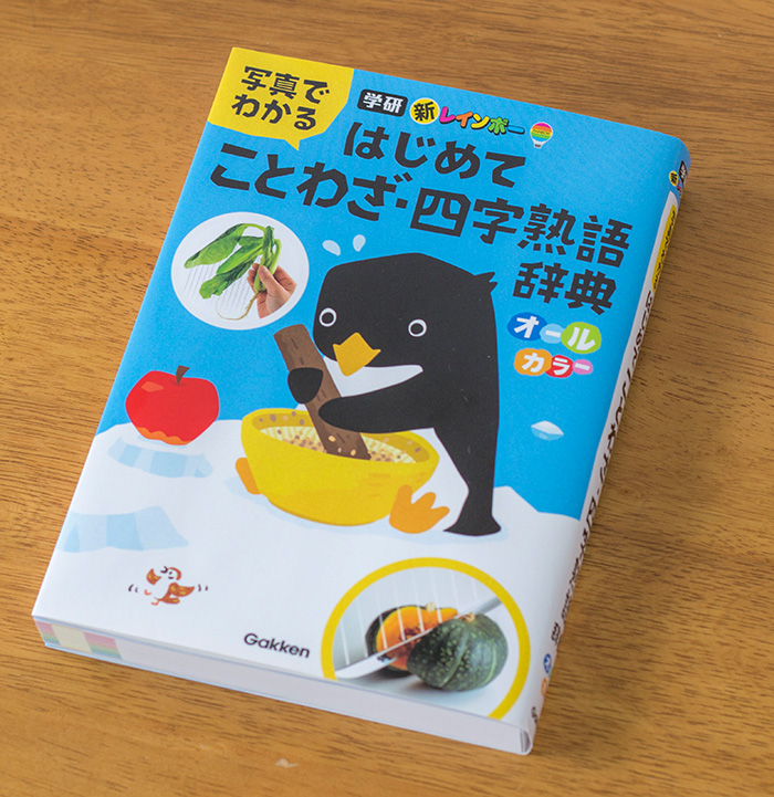 新レインボー 写真でわかる はじめてことわざ 四字熟語辞典 ゆくゆくは世界を度するイラストレーター