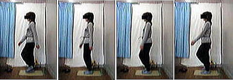 足踏み運動連続画像