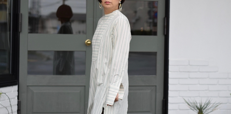 FUMIKA UCHIDA / BACK OPEN LONG SHRTS | 1989 blog