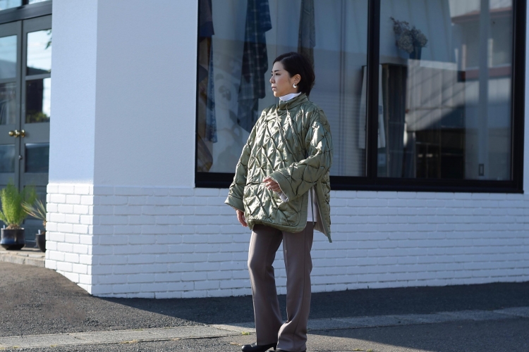 FUMIKA UCHIDA / Silk Cotton Quilt Futon Jacket    blog"LADIES"