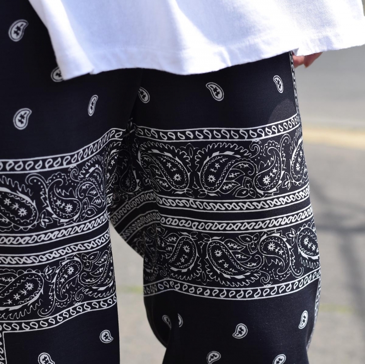 正規店仕入れの ブルー 新品未使用 20ss unused バンダナ柄 needles