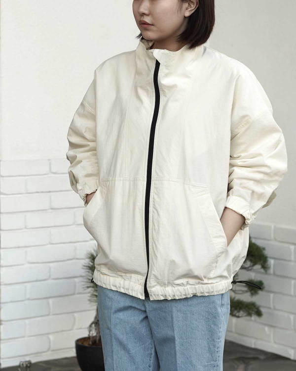 イレーヴ YLEVE 22SS COTTON NYLON WASHER JUMPER コットンナイロンジップアップブルゾン メンズ 5