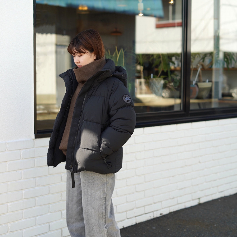 美品』カナダグース JUNCTION PARKA ブラックレーベル サイズS