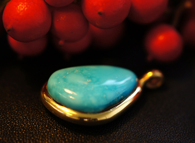 Sleeping Beauty Turquoise pendant