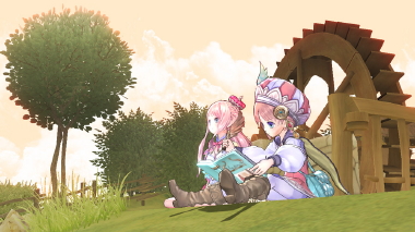 ご本を読むロロナちゃん
