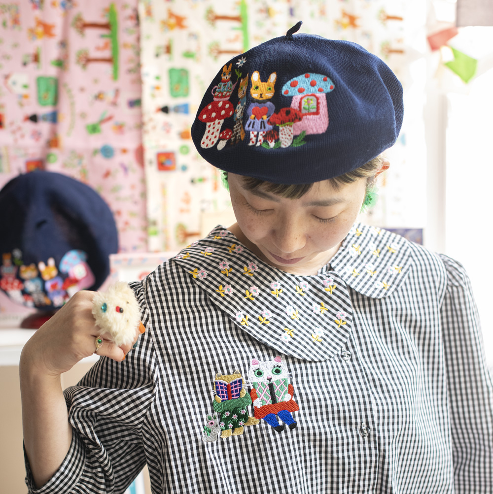 北岸由美　雨傘　mushroom 香港　kitagishi Yumi 北岸由美 「YUMI KITAGISHI SOLO EXHIBITION DABADA」 （CLOUDS