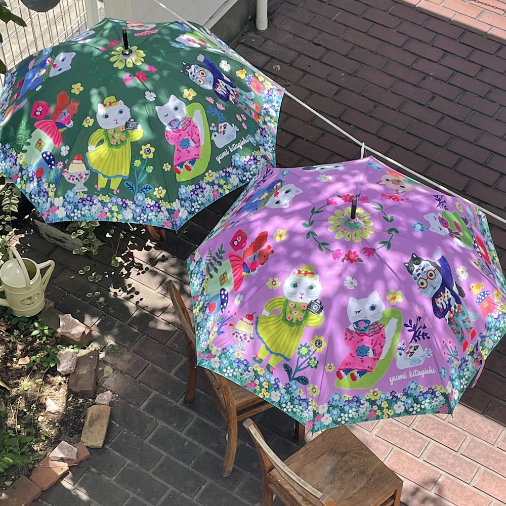 北岸由美雨傘mushroom 香港kitagishi Yumi