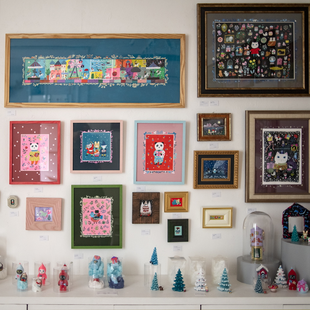 北岸由美さん 絵本『もうすぐクリスマス』原画展 | Place de PAUMES