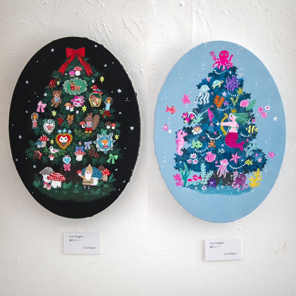 北岸由美さん 絵本『もうすぐクリスマス』原画展 | Place de PAUMES