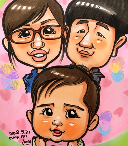 チョパ,似顔絵