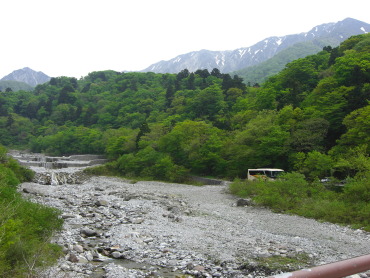 大山寺橋からの風景