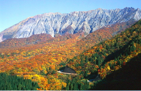 大山南壁 鍵掛峠