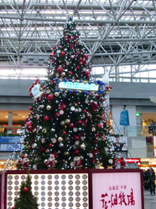 新千歳空港のクリスマスツリー