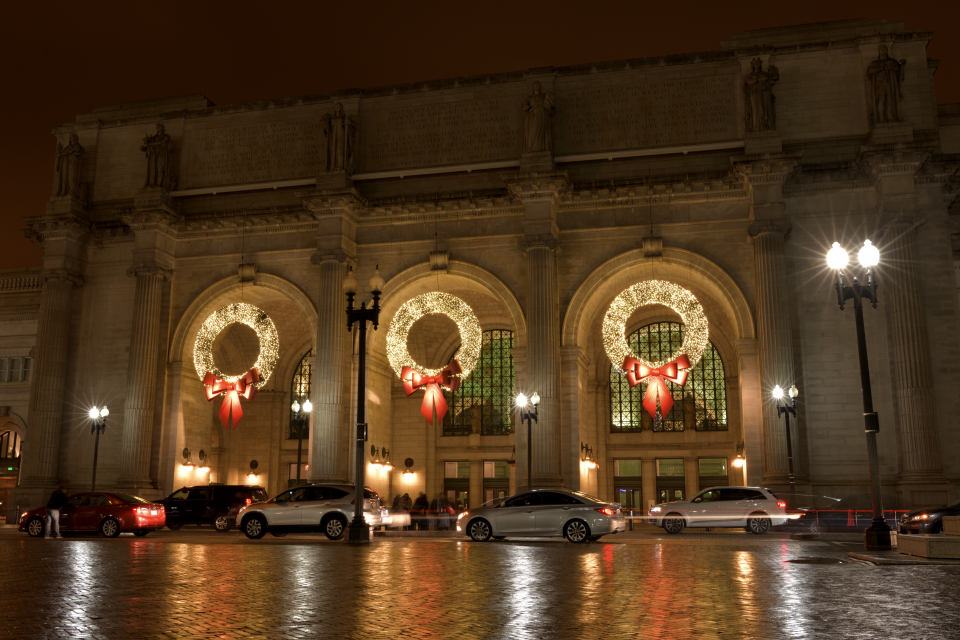 ユニオン駅ワシントンDC夜景写真1.jpg