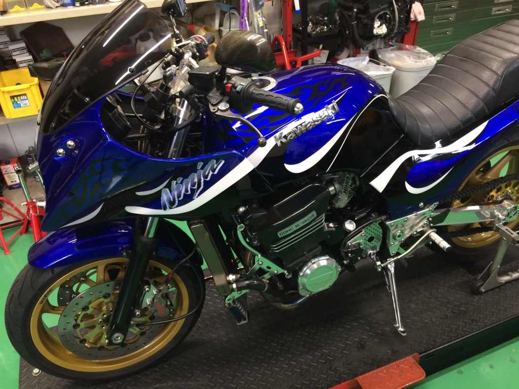 15年ぶりの再会 高GさんカスタムGPZ900R | マーベラス折目のブログ