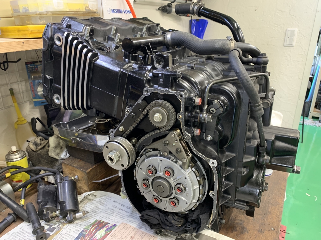 藤EさんGPZ900R 900から1200へエンジン載せ替えの巻 | マーベラス折目