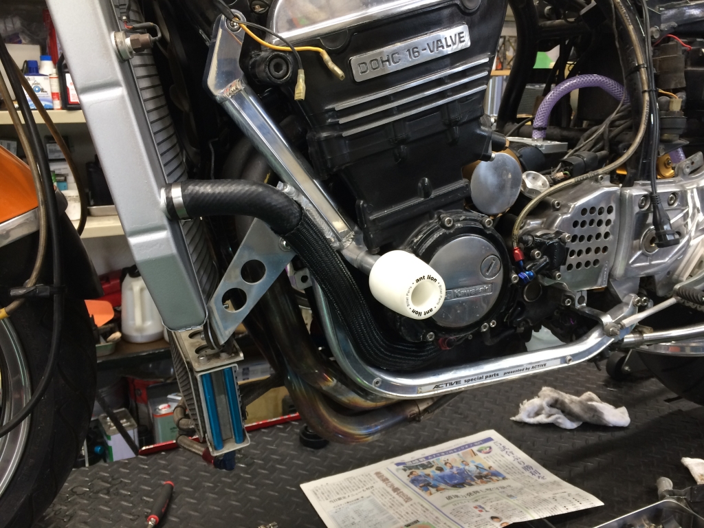 マメタンgpz900r a11 フロント回り フロントフォーク後期型に交換（カワサキ GPZ900R）by かいまん