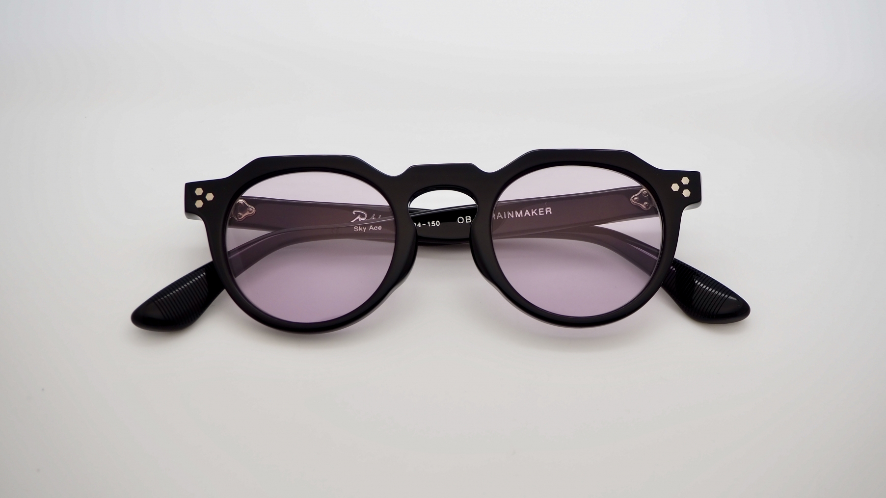 カラーレンズ試してみない？LaLa Begin instagram掲載 Rokkaku eyewear design "Sky Ace