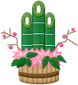 お正月画像・門松