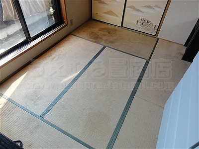 ペット用畳では無くオネショ対応畳?施工事例(大阪寝屋川市)大阪府大東市家庭用国産畳専門店いまどきの畳屋さんうえむら畳1