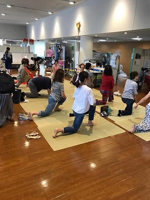 小金屋食品納豆大直売会×てくてくマルシェ(川村義肢本社ショールーム)大阪の畳屋さんうえむら畳が応援参加。6