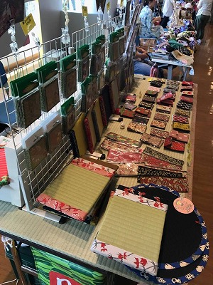 小金屋食品納豆大直売会×てくてくマルシェ(川村義肢本社ショールーム)大阪の畳屋さんうえむら畳が応援参加。18