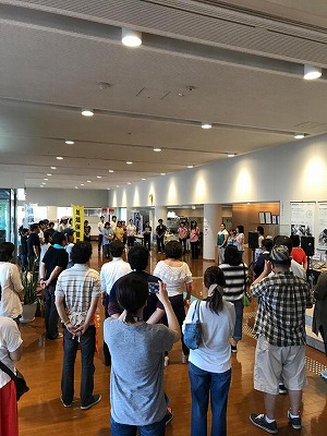 小金屋食品納豆大直売会×てくてくマルシェ(川村義肢本社ショールーム)大阪の畳屋さんうえむら畳が応援参加。22