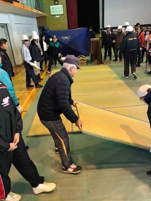 〜大阪の畳屋さんが「大東市総合防災訓練」に参加〜 大阪大東市家庭用国産畳専門店うえむら畳14